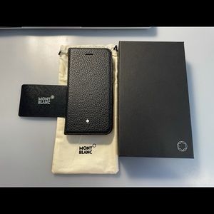 Montblanc IPhone 7/8 Leather Folio Case